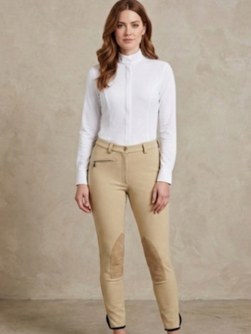 NEW Private Edition Gold Beige Riding Equestrian Breeches Pants Women's Size 26